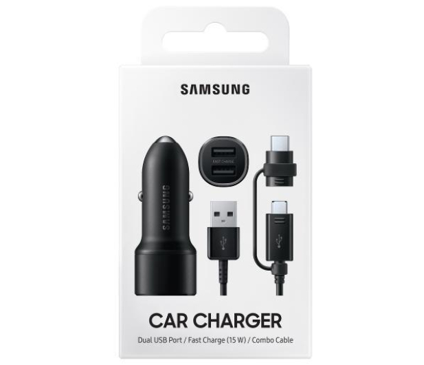 SAMSUNG 2xUSB EP-L1100 z kablem combo czarna, samochodowa - 598188 - zdjęcie 4